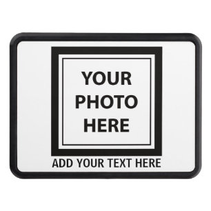 Upload Picture Photo & Add Text – Customize Hitch Cover
