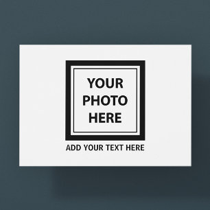 Upload Picture Photo & Add Text – Customize Holiday Postcard