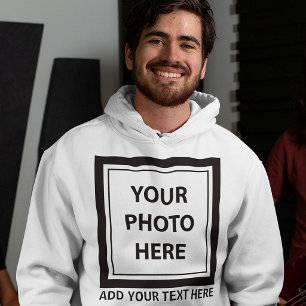 Upload Picture Photo & Add Text – Customize Hoodie