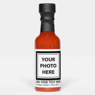Upload Picture Photo & Add Text – Customize Hot Sauces