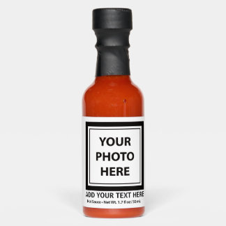 Upload Picture Photo & Add Text – Customize Hot Sauces