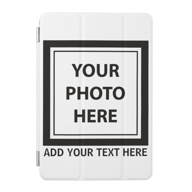 Upload Picture Photo & Add Text – Customize iPad Mini Cover (Front)