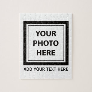 Upload Picture Photo & Add Text – Customize Jigsaw Puzzle