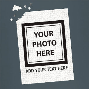 Upload Picture Photo & Add Text – Customize Jigsaw Puzzle