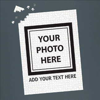 Upload Picture Photo & Add Text – Customize Jigsaw Puzzle
