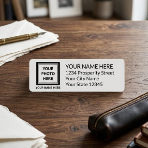 Upload Picture Photo & Add Text – Customize Label