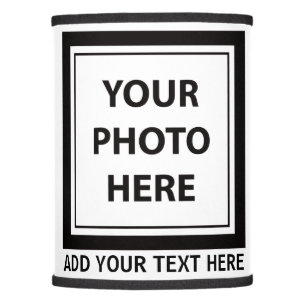 Upload Picture Photo & Add Text – Customize Lamp Shade
