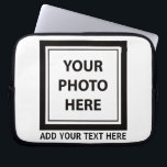 Upload Picture Photo & Add Text – Customize Laptop Sleeve<br><div class="desc">📸 Upload Your Picture & Photo
✏️ Add Custom Text
🎨 Design Your Unique Product in Seconds!

💡 Easy,  Fun & Personalized – Perfect for gifts,  keepsakes,  and memories!
🔥 Start Creating Now & Make It Truly Yours!</div>