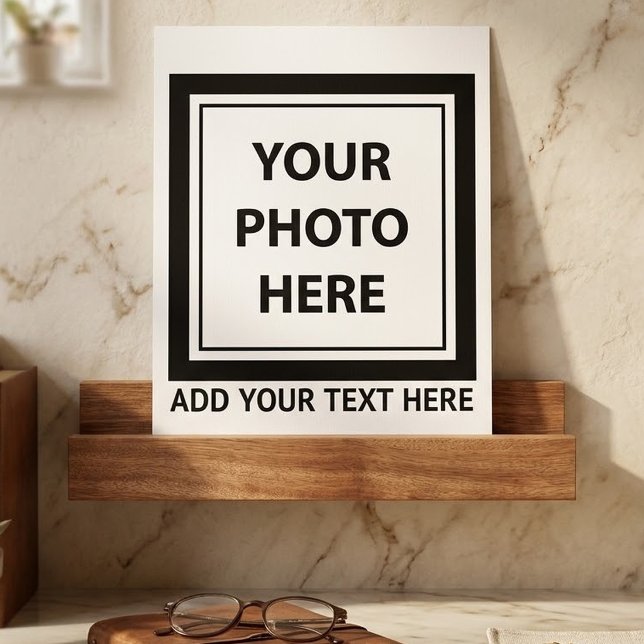 Upload Picture Photo & Add Text – Customize Ledge (Creator Uploaded)