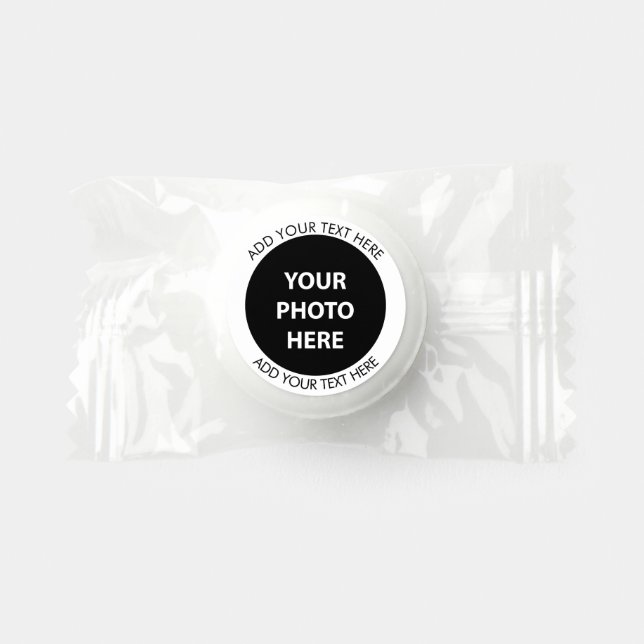 Upload Picture Photo & Add Text – Customize Life Saver® Mints (Front)