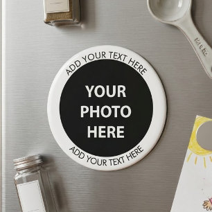 Upload Picture Photo & Add Text – Customize Magnet