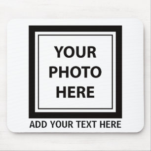 Upload Picture Photo & Add Text – Customize Mouse Pad