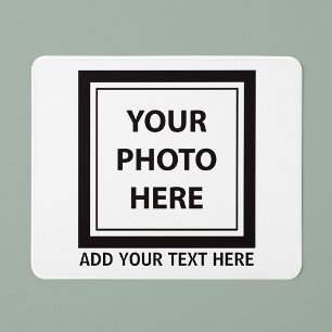 Upload Picture Photo & Add Text – Customize Mouse Pad
