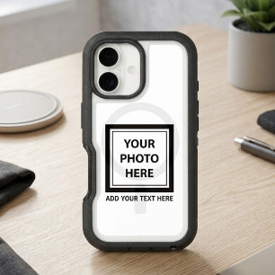 Upload Picture Photo & Add Text – Customize iPhone 16 Case