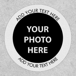 Upload Picture Photo & Add Text – Customize Patch