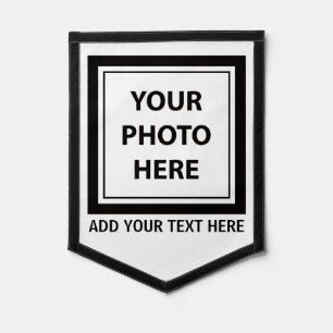 Upload Picture Photo & Add Text – Customize Pennant