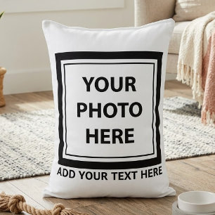 Upload Picture Photo & Add Text – Customize Pet Bed