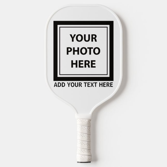 Upload Picture Photo & Add Text – Customize Pickleball Paddle (Front)