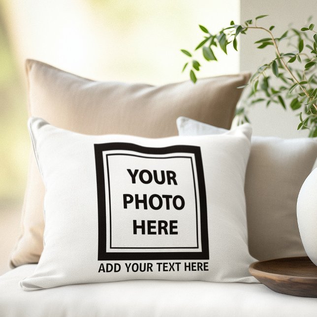 Upload Picture Photo & Add Text – Customize Pillow Case (Creator Uploaded)