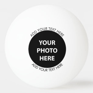 Upload Picture Photo & Add Text – Customize Ping Pong Ball