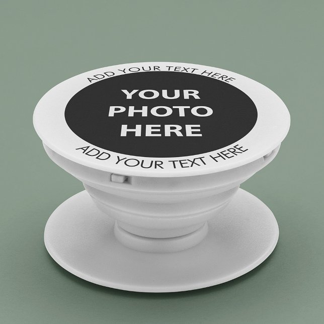 Upload Picture Photo & Add Text – Customize PopSocket (Creator Uploaded)