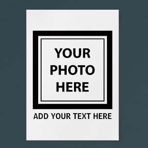 Upload Picture Photo & Add Text – Customize Poster