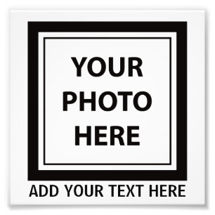 Upload Picture Photo & Add Text – Customize Print
