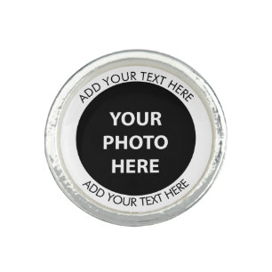 Upload Picture Photo & Add Text – Customize Ring