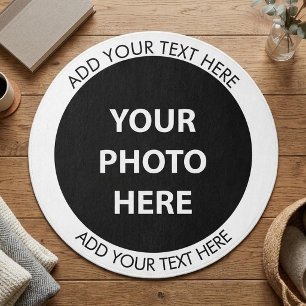 Upload Picture Photo & Add Text – Customize Rug