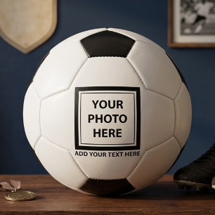 Upload Picture Photo & Add Text – Customize Soccer Ball