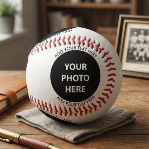 Upload Picture Photo & Add Text – Customize Softball