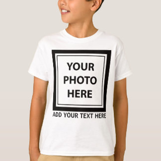 Upload Picture Photo & Add Text – Customize T-Shirt