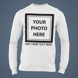 Upload Picture Photo & Add Text – Customize T-Shirt