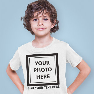 Upload Picture Photo & Add Text – Customize T-Shirt