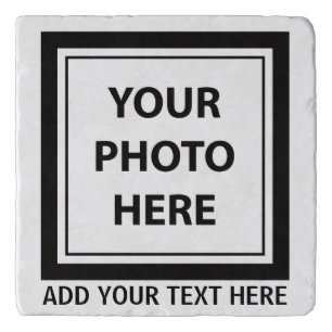 Upload Picture Photo & Add Text – Customize Trivet