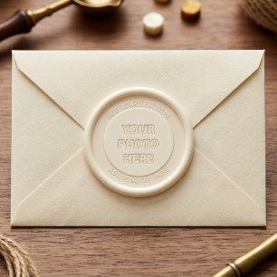 Upload Picture Photo & Add Text – Customize Wax Seal Sticker