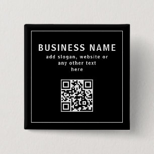 Upload QR code or Logo   Modern Black Button