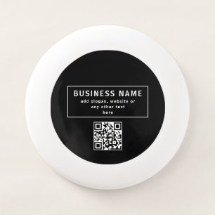 Upload QR code or Logo   Modern Black Wham-O Frisbee