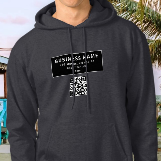 Upload QR code or Logo | Modern Hoodie (Creator Uploaded)