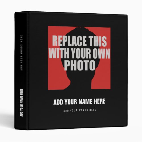 upload  replace your own photo binder