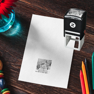 Upload Selfie and Create Custom Personalized Photo Self-inking Stamp