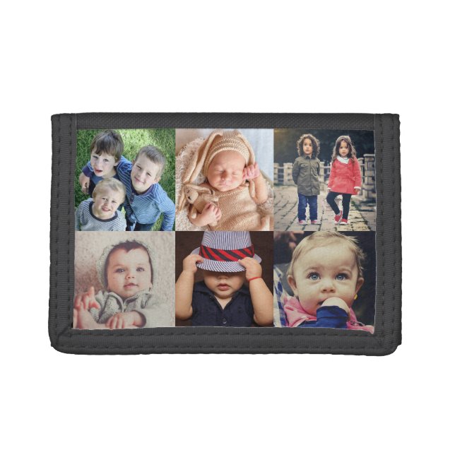 Upload six photo trifold wallet (Front)