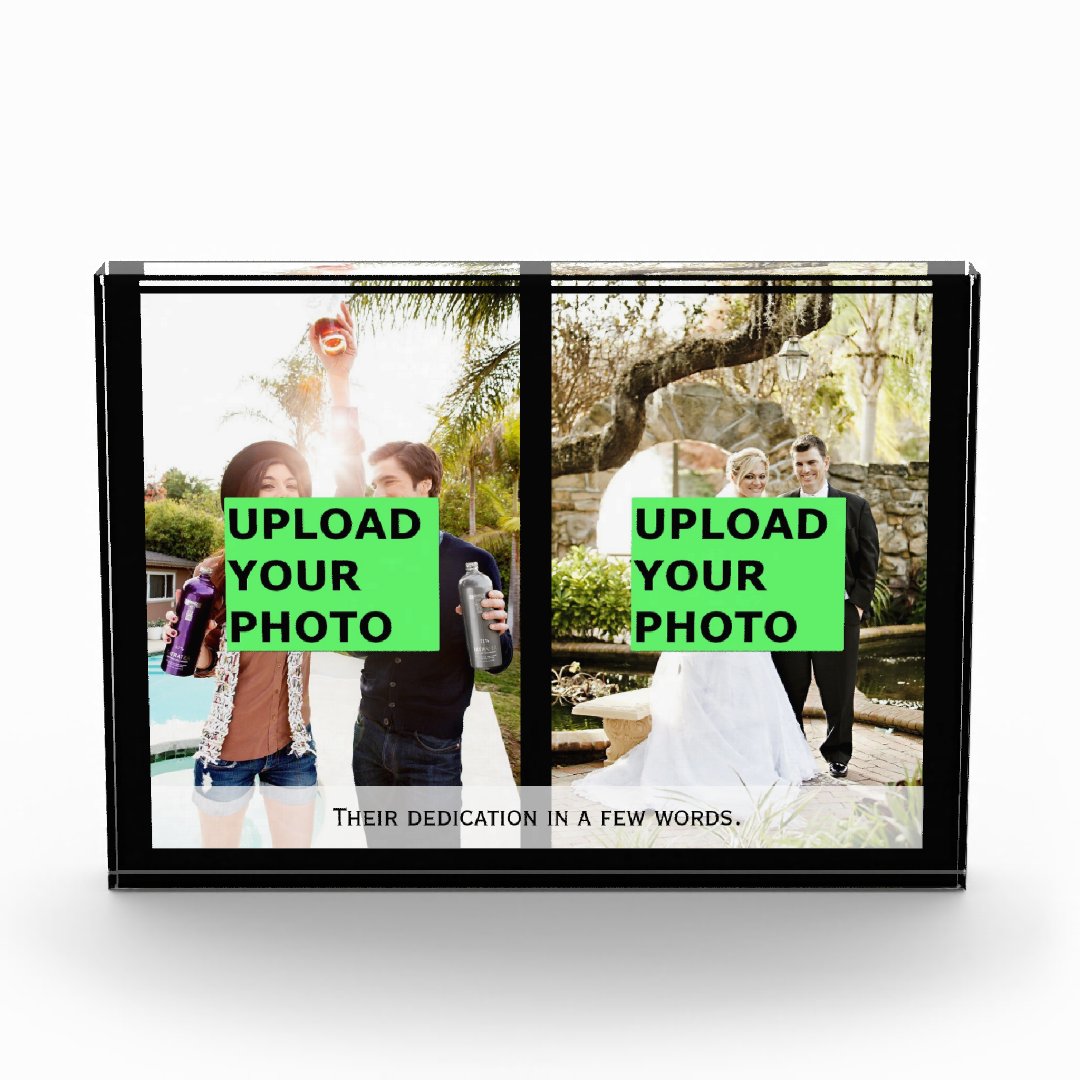 Upload their souvenir photos. photo block Zazzle
