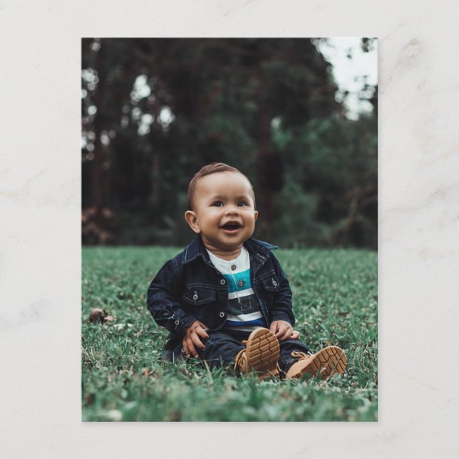 Upload You Own Custom Photo Enclosure Card (Front)