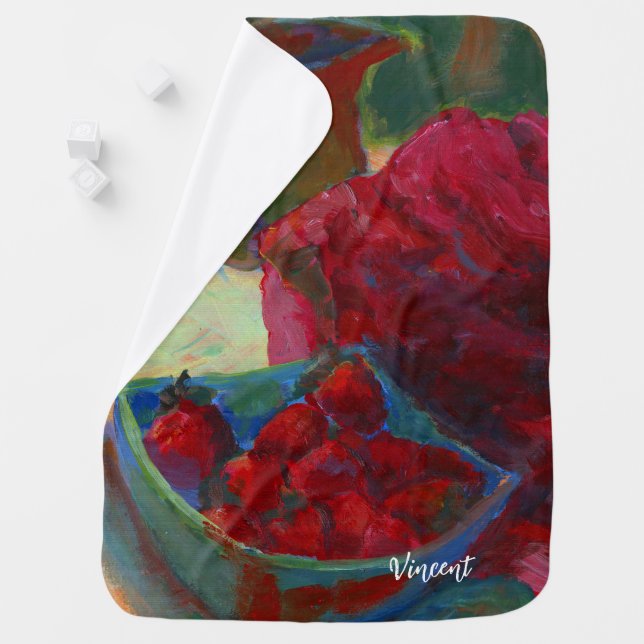 Upload Your Artwork & Turn Custom Painting to  Baby Blanket (In Situ)