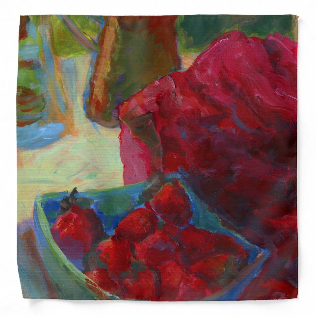 Upload Your Artwork & Turn Custom Painting to  Bandana (Front)