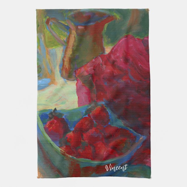 Upload Your Artwork | Turn Custom Painting to Kitchen Towel (Vertical)
