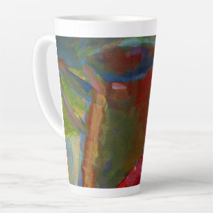 Upload Your Artwork   Turn Custom Painting to Latte Mug