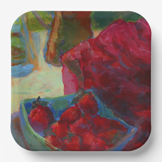Upload Your Artwork | Turn Custom Painting to Paper Plates (Front)