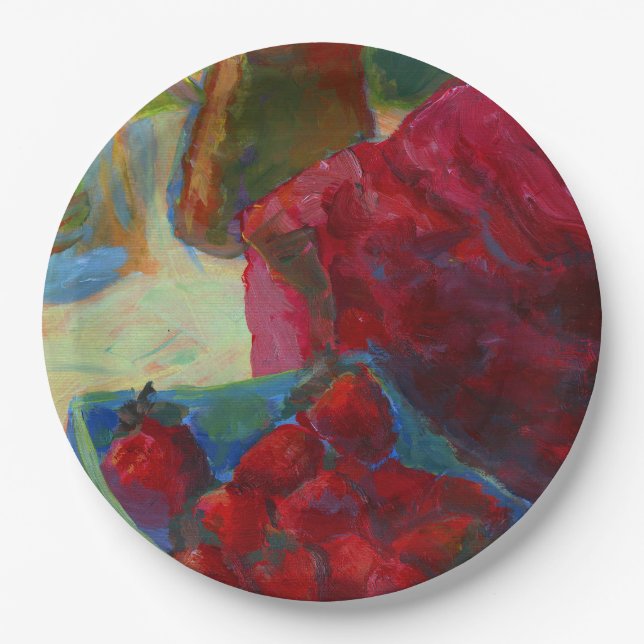 Upload Your Artwork | Turn Custom Painting to Paper Plates (Front)